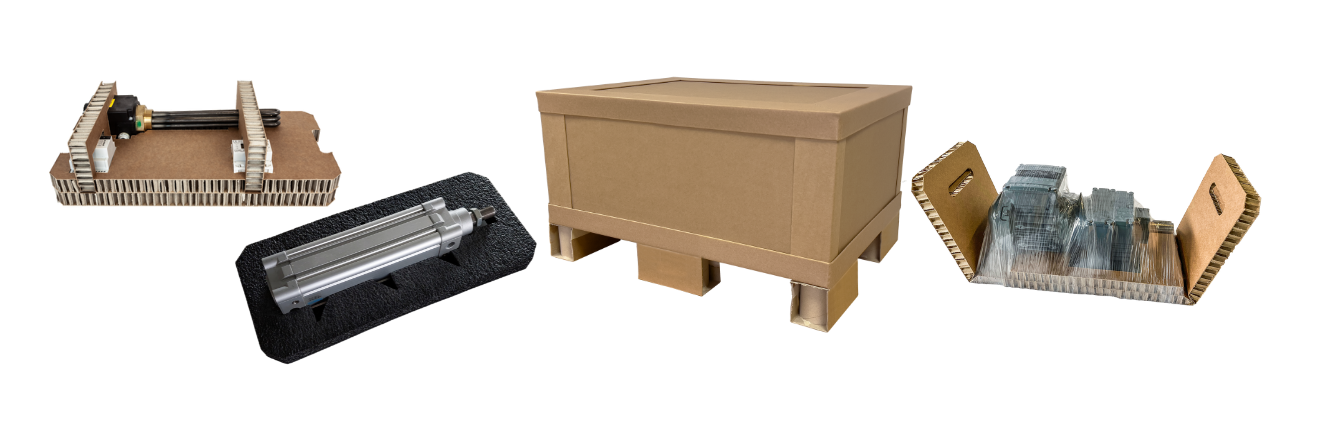 Produktbeispiele NEXTPACK Wabenpappe