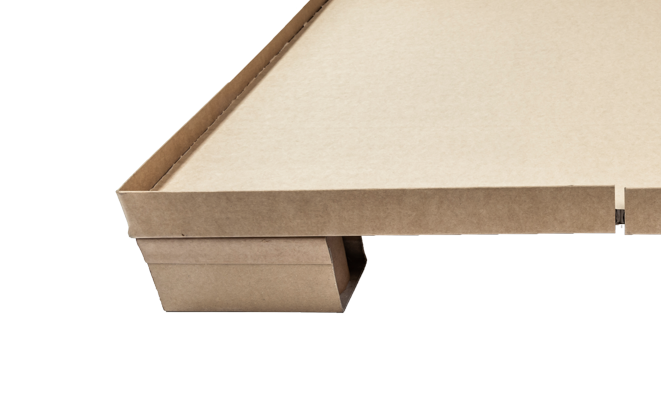 Palette aus Pappe, Palettenkufen aus Pappe